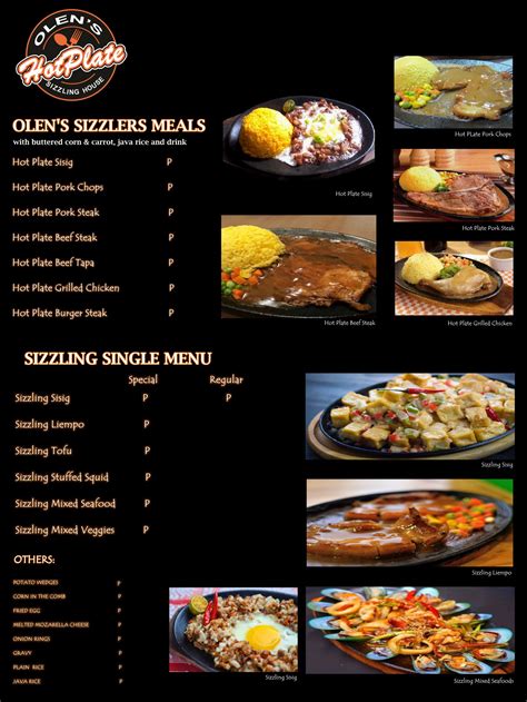 sizzling house photos|sizzling house menu.